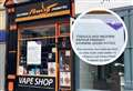 Vape ban for Inverness retailer after sales to children