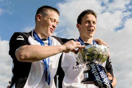 Martin and Craig Mainland, who bid for Camanachd Cup glory with Lovat tomorrow. Picture: Neil G Paterson.
