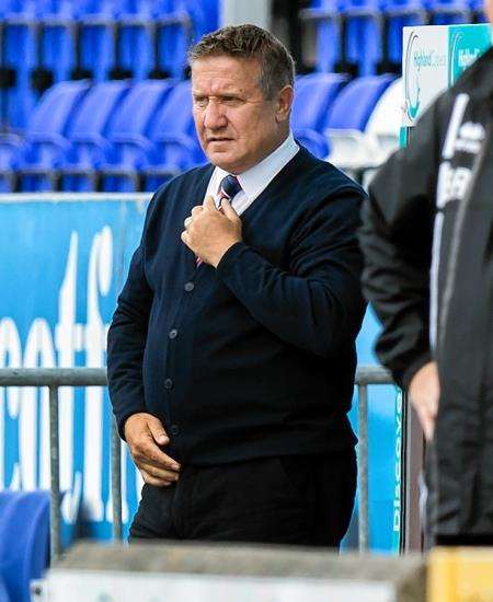 John Robertson was outspoken in his criticism after the Dumbarton game. Picture: Ken Macpherson.