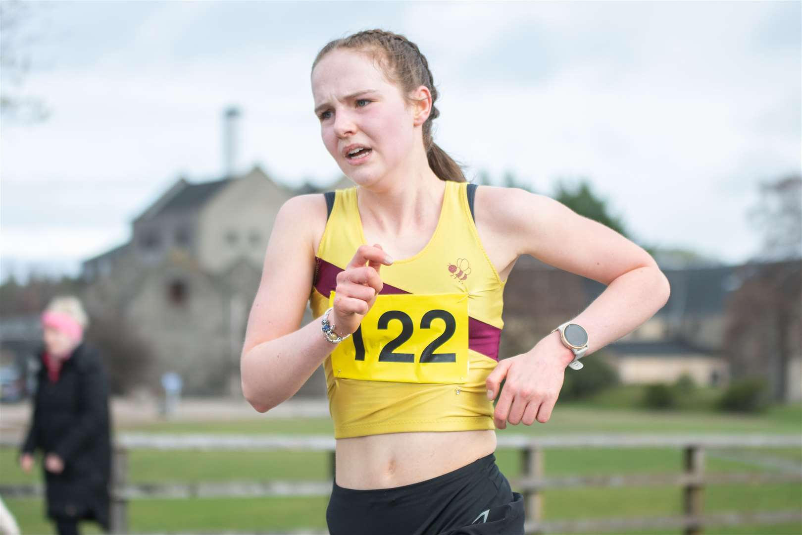 Moray Road Runners 10k Race women's winner Caitlyn Heggie. Picture: Daniel Forsyth