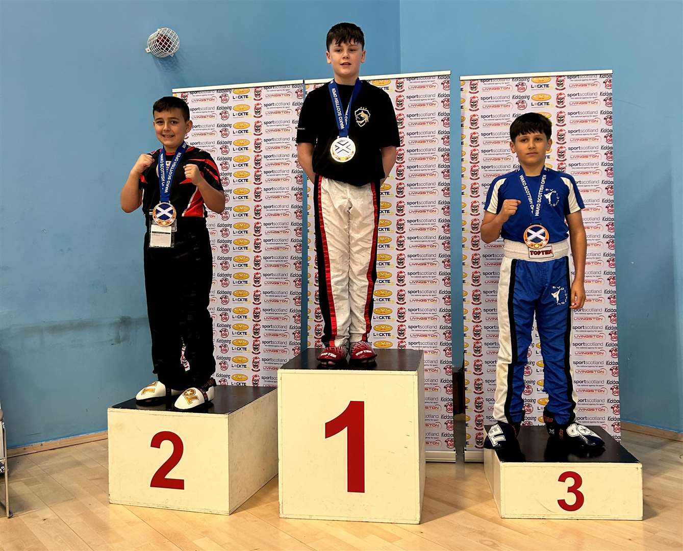 Ciaran Lennan won three gold medals and one bronze medal at the WAKO Scottish Open 2024 last weekend.
