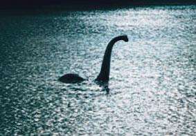 One of the many fake images of the Loch Ness monster published over the years since the infamous Surgeon's Photograph.