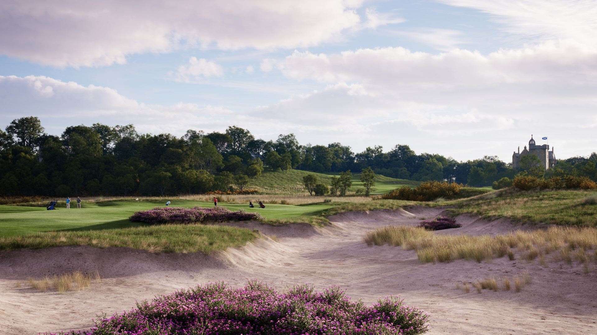 An artist's impression of the 15th hole at Cabot Highlands' new Old Petty course. Rendered by: Harris Kalinka, Picture: Cabot Highlands website