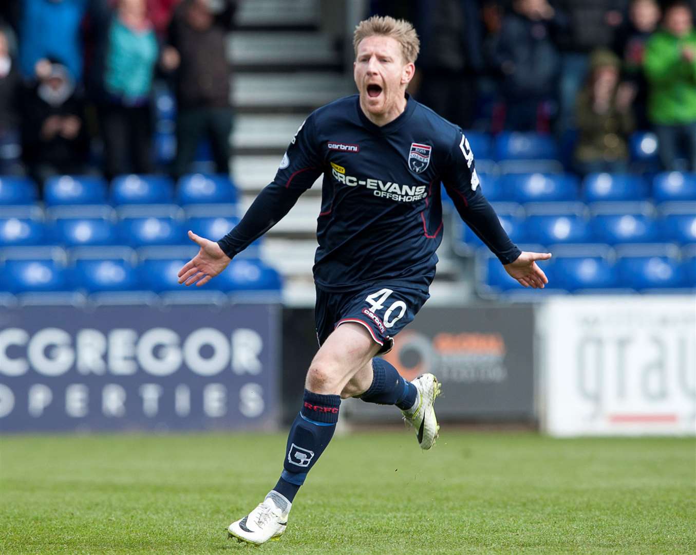 Trust Ross County's record scorer Michael Gardyne to come up with some big goals in 2015. Picture: Ken Macpherson