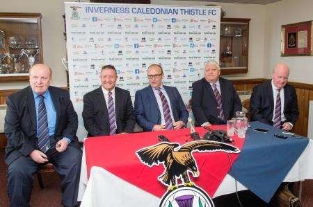 New Caley Thistle chairman Graham Rae met supporters earlier this week. Picture: Ken Macpherson.