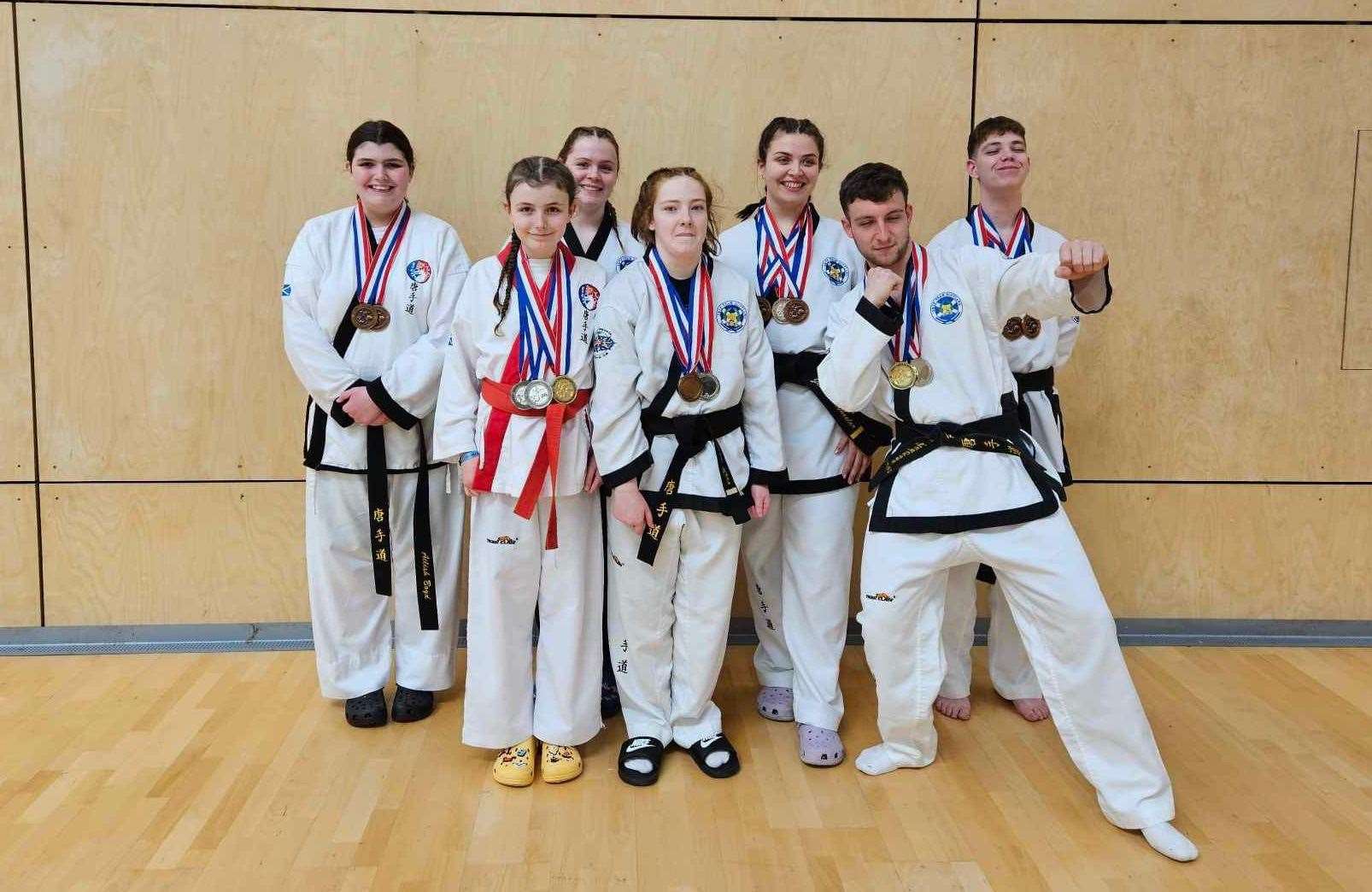 Inverness Tang Soo Do won a total of 18 medals at the British Championships in Newcastle.