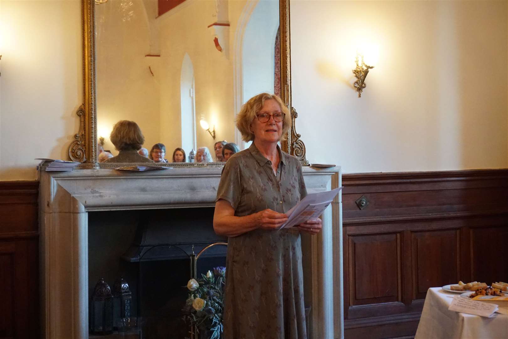 Writer Cynthia Rogerson presented the new programme. Pictures: Federica Stefani.