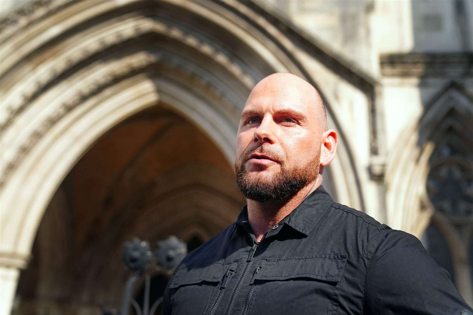 Dean Gregory, the father of Indi Gregory, at the Royal Courts of Justice in central London (Victoria Jones/PA)