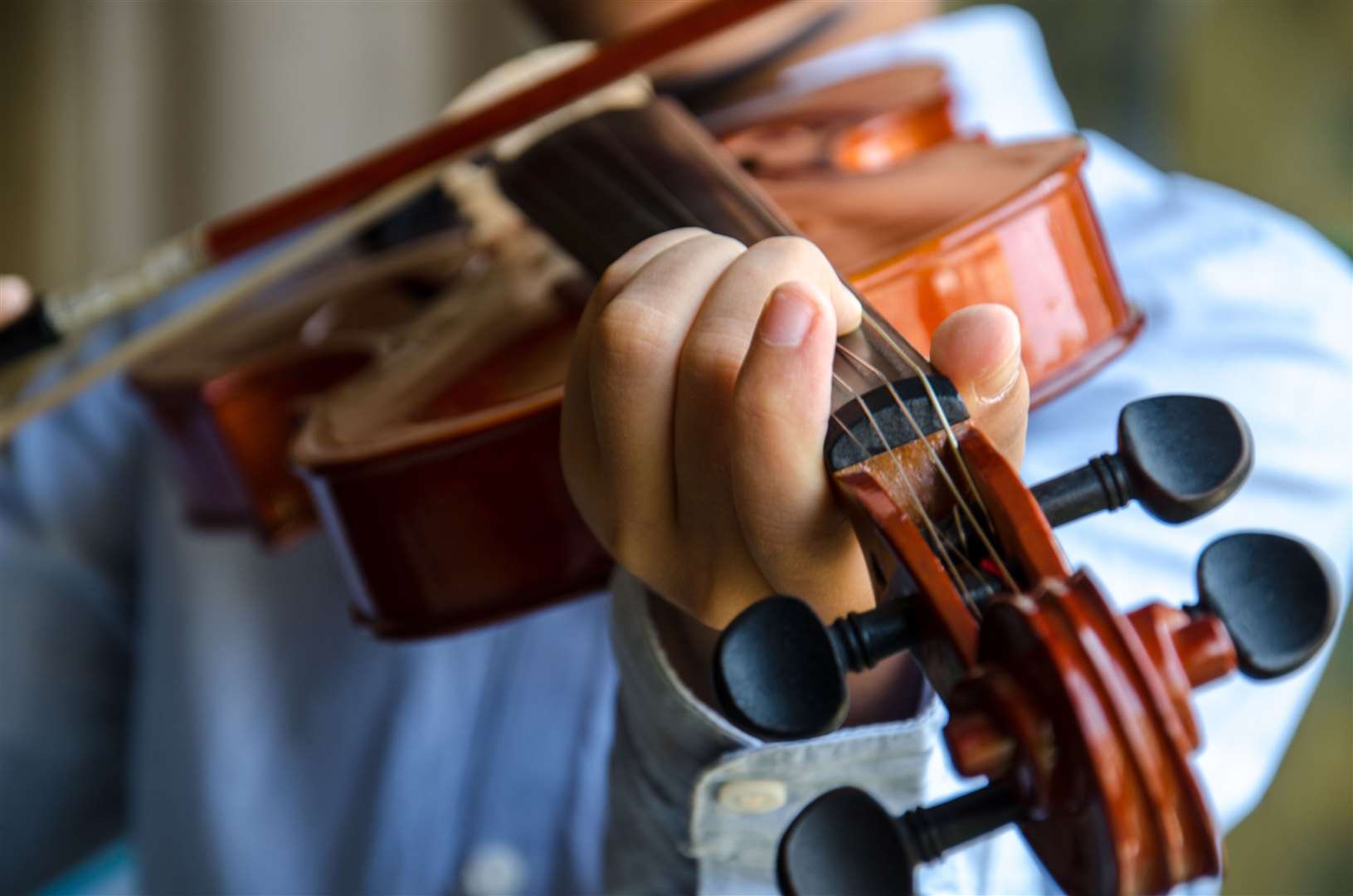 Fiddle is just one of the instruments youngsters can learn at the week-long Fèis a' Bhaile classes.