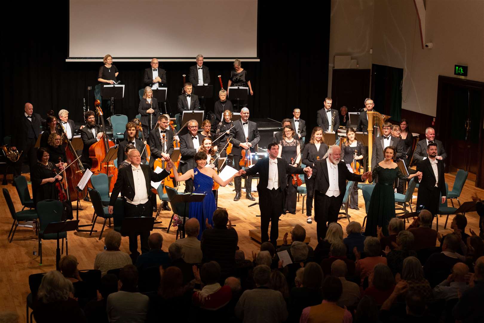 The Mahler Players on stage. Picture: S Leakey