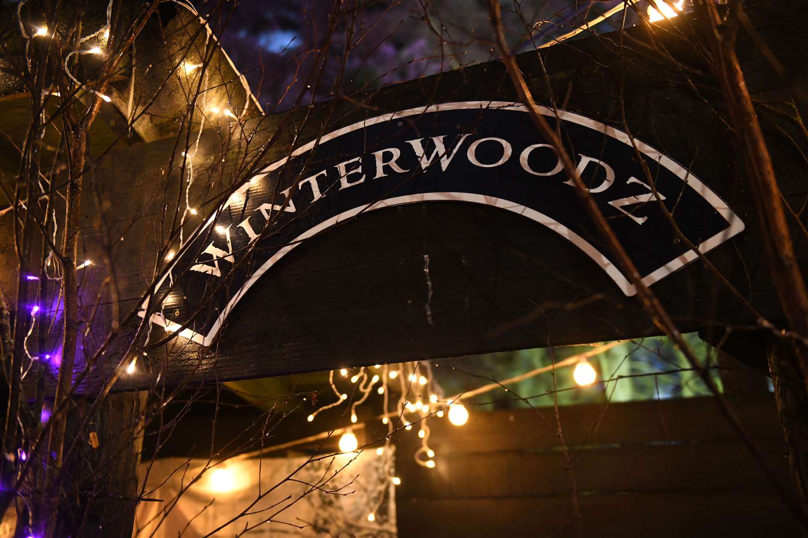 Winterwoodz sign. Picture: James Mackenzie.