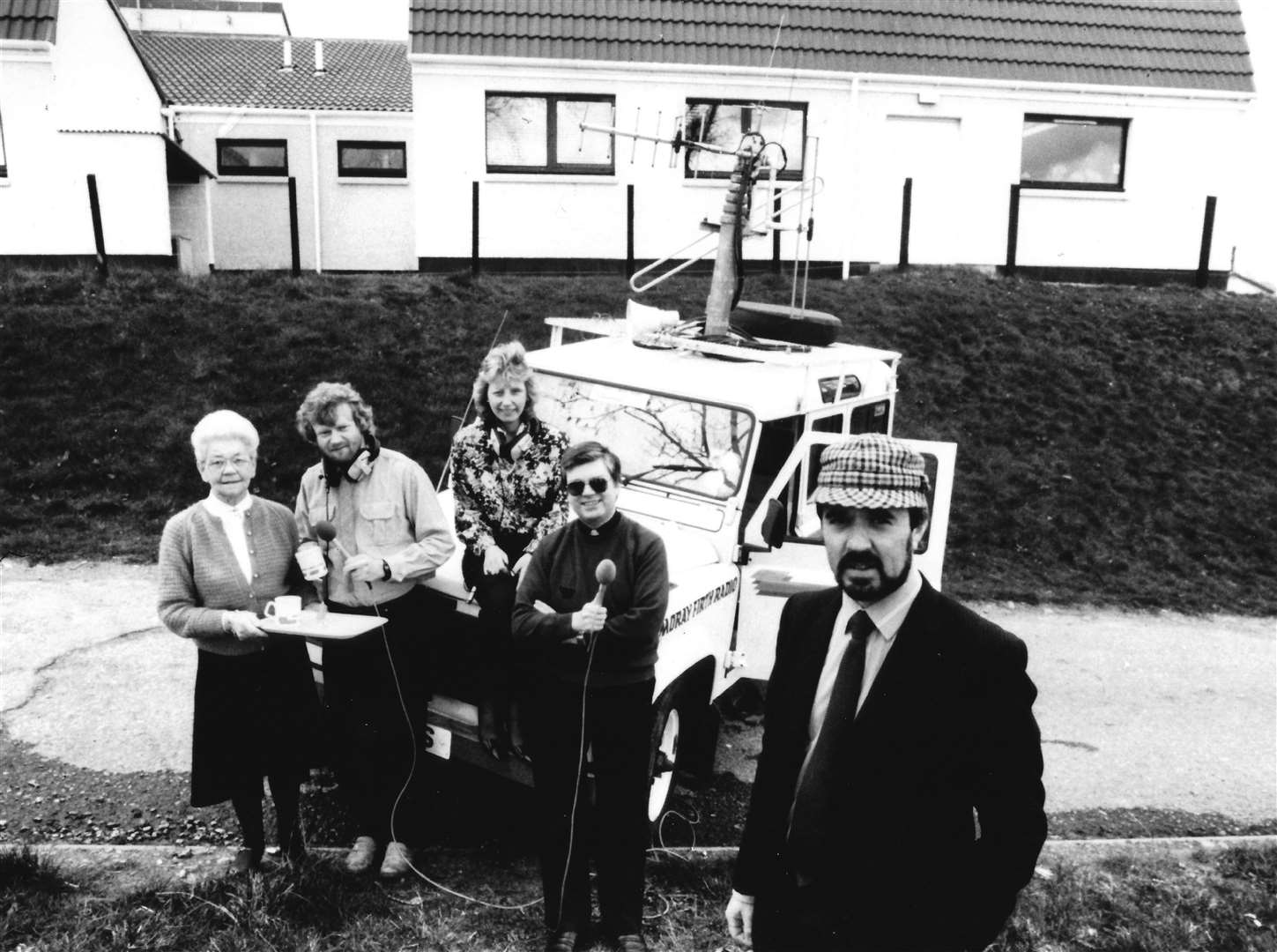 Thomas Prag with other well-known voices Jean Macallum (Aunty Jean) Brian Anderson, Helen Macpherson and Len Black.