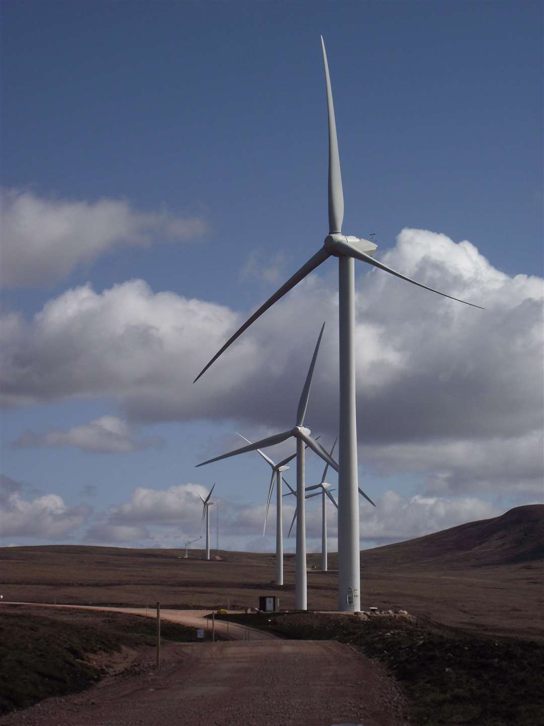 The existing Gordonbush wind farm has been generating power since 2012.