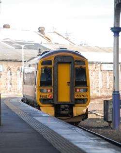 Inverness Railway Station.