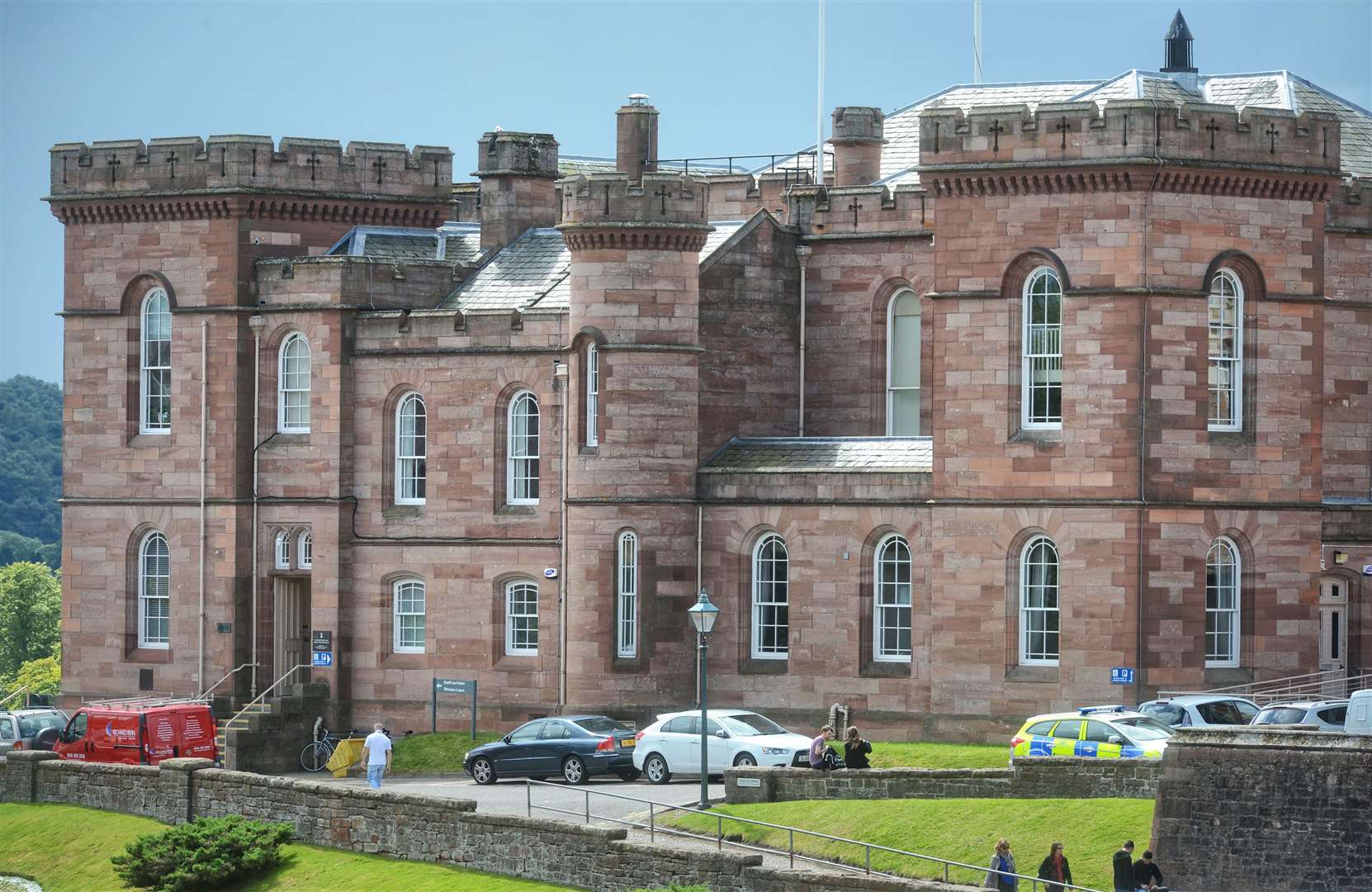 Inverness Sheriff Court is set to move from the castle to the Longman Road college site.Pictures: Andrew Smith.Image No: 026320.