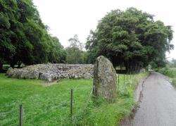 Route 7 passes through the 4,000-year-old Clava Cairns.