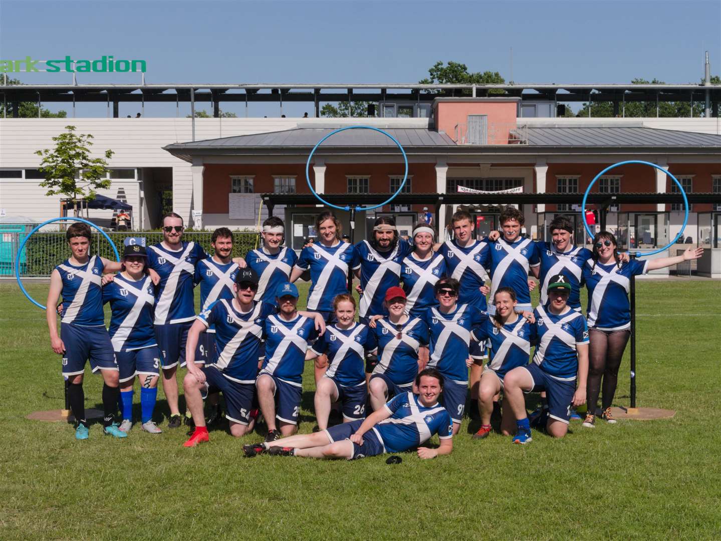 It was the first time that a Scotland squad had competed at an International Quidditch Association European Games. Picture: Sebastian Klick