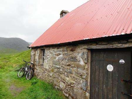 Camban Bothy made a welcome stopping point.