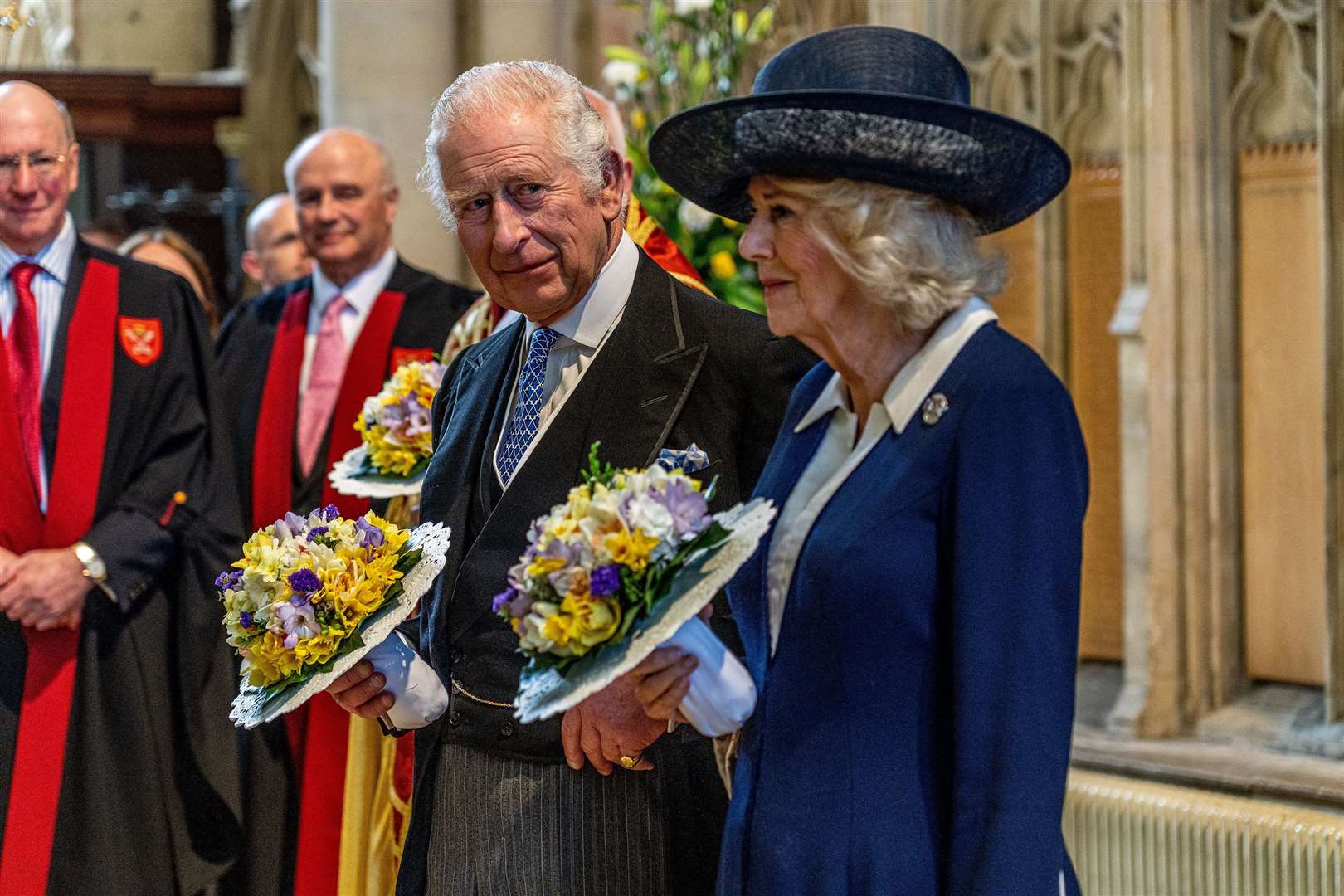 The King and Camilla will be crowned in Westminster Abbey on Saturday May 6 (Charlotte Graham/Daily Telegraph/PA)