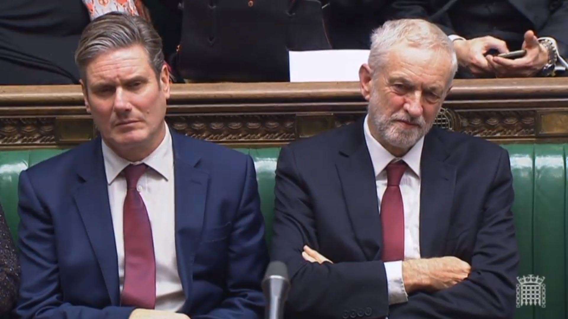 Sir Keir Starmer and former Labour Party leader Jeremy Corbyn (PA)