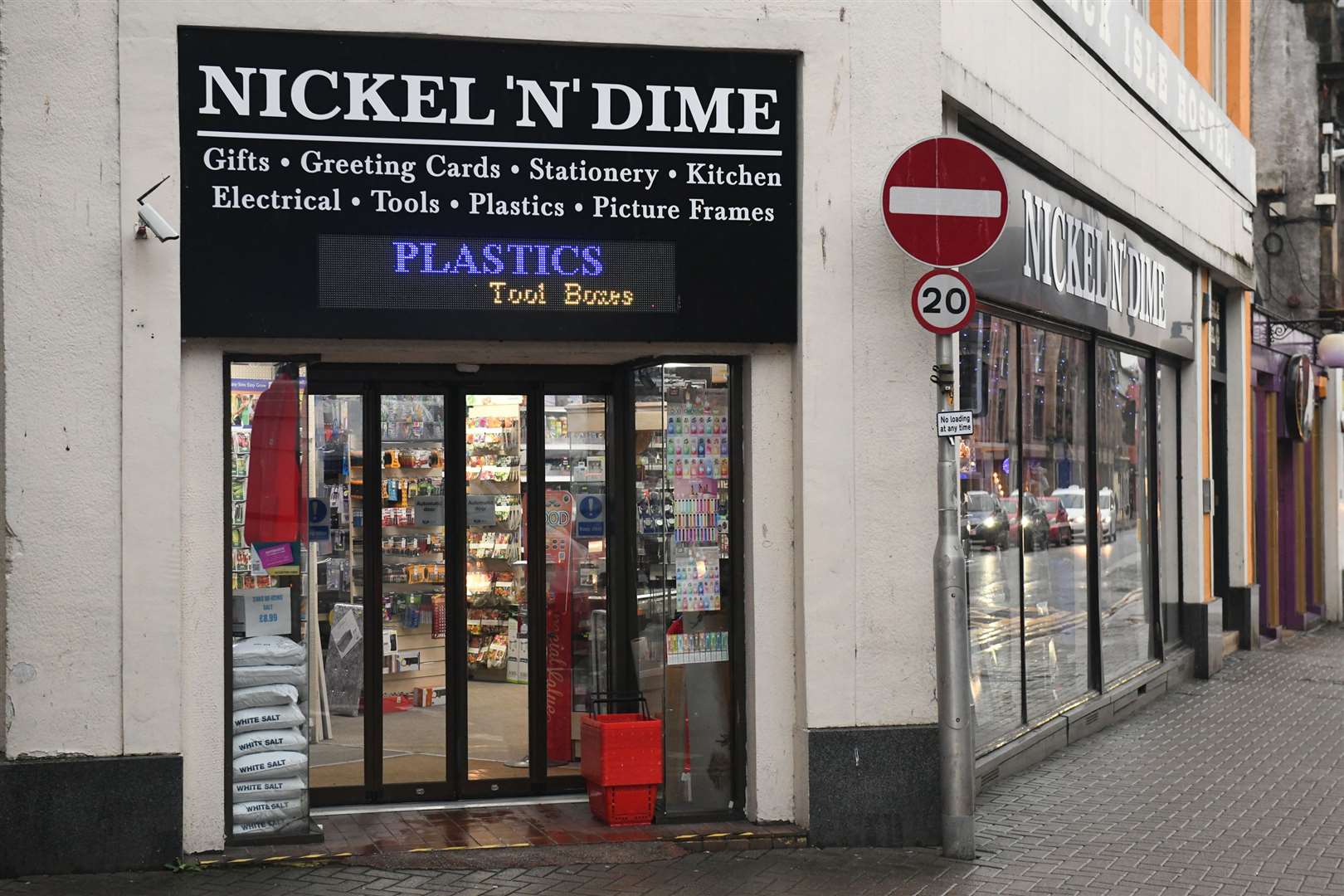 Nickel 'N' Dime store in Academy Street.