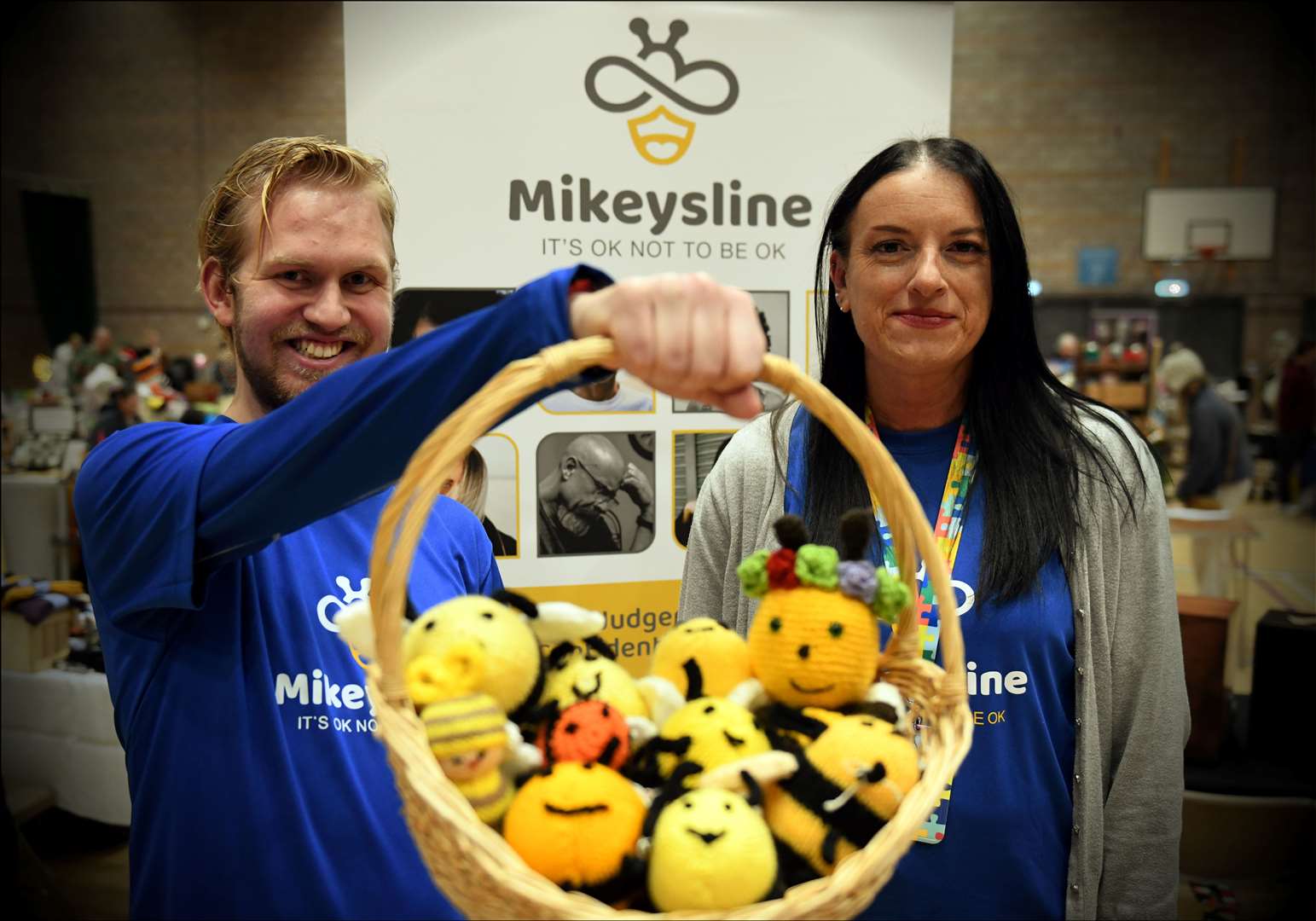 Robbie Mungersdorf and Clare Gordon from Mikeysline. Picture: James Mackenzie.