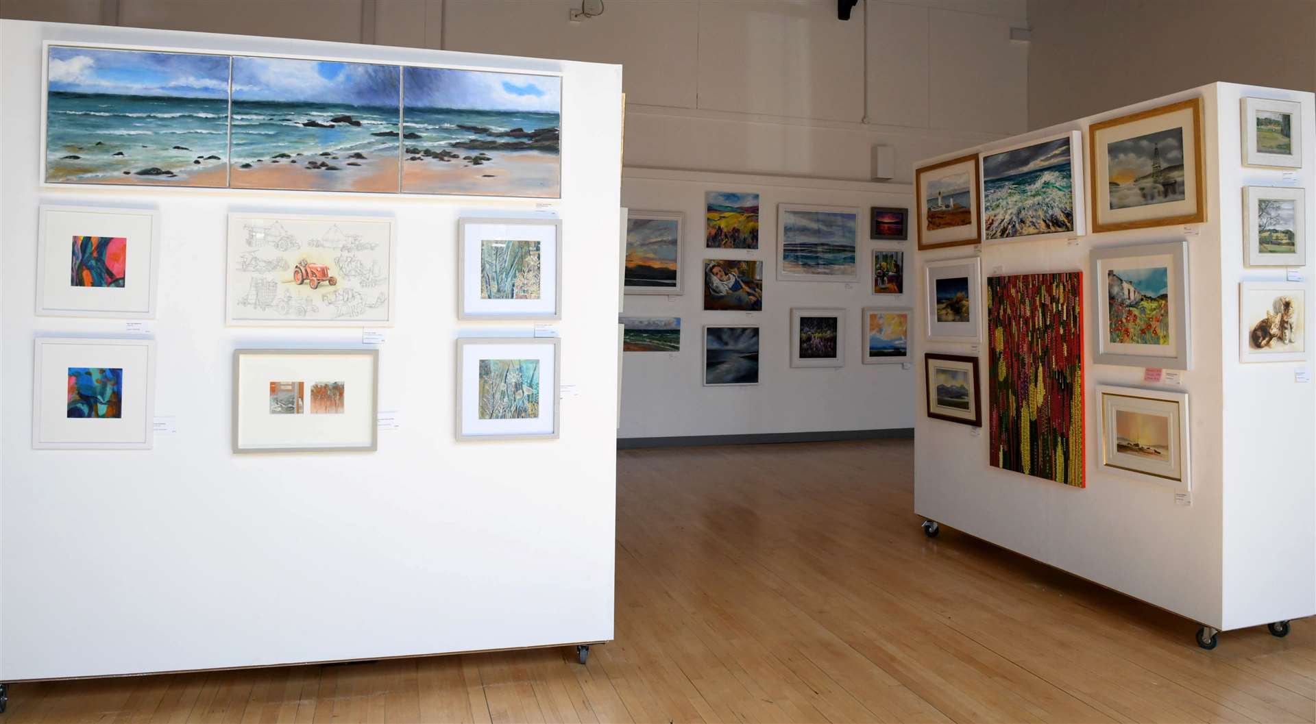More than 180 paintings are on display at the Inverness Creative Academy.