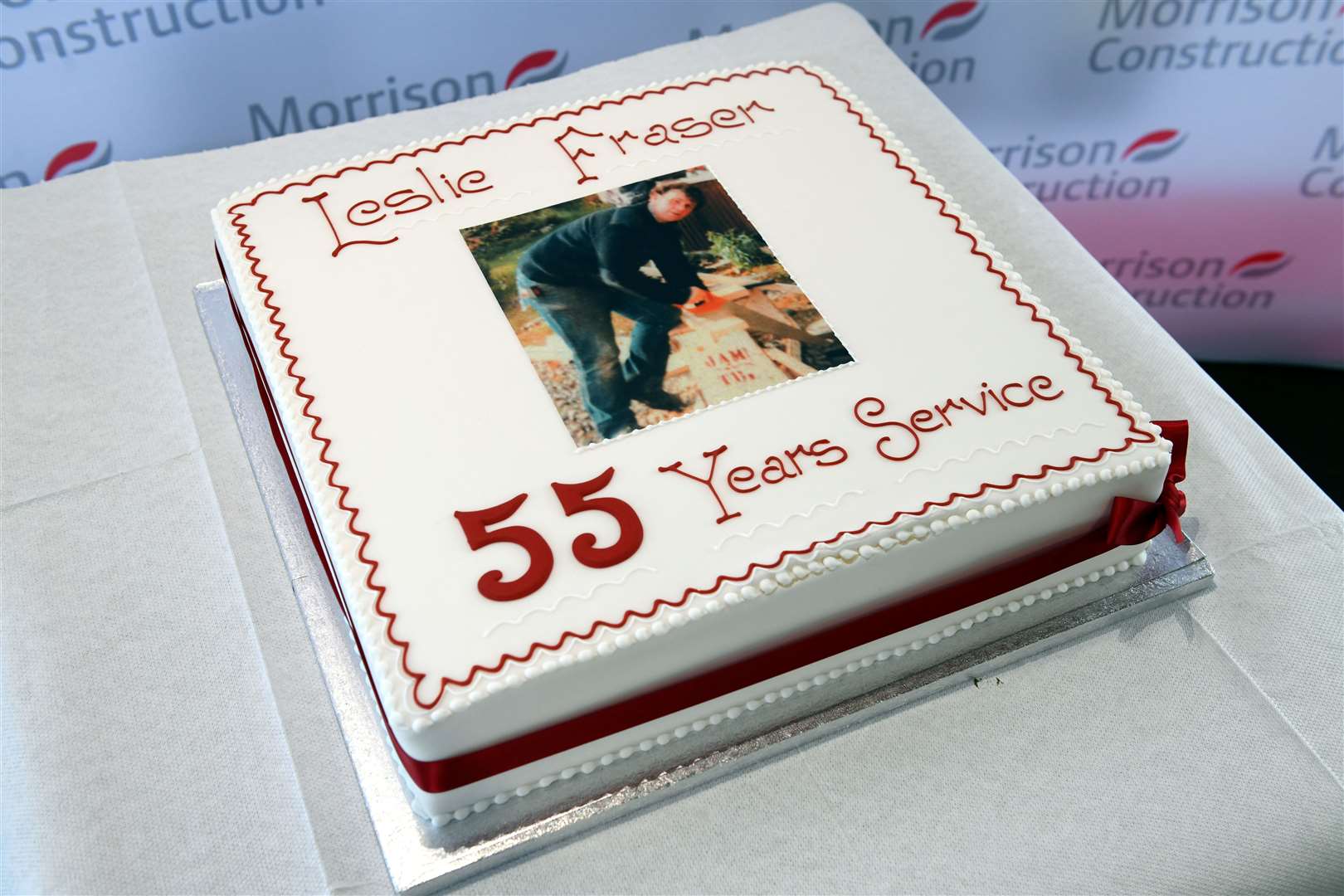 Leslie Fraser's cake. Picture: James Mackenzie