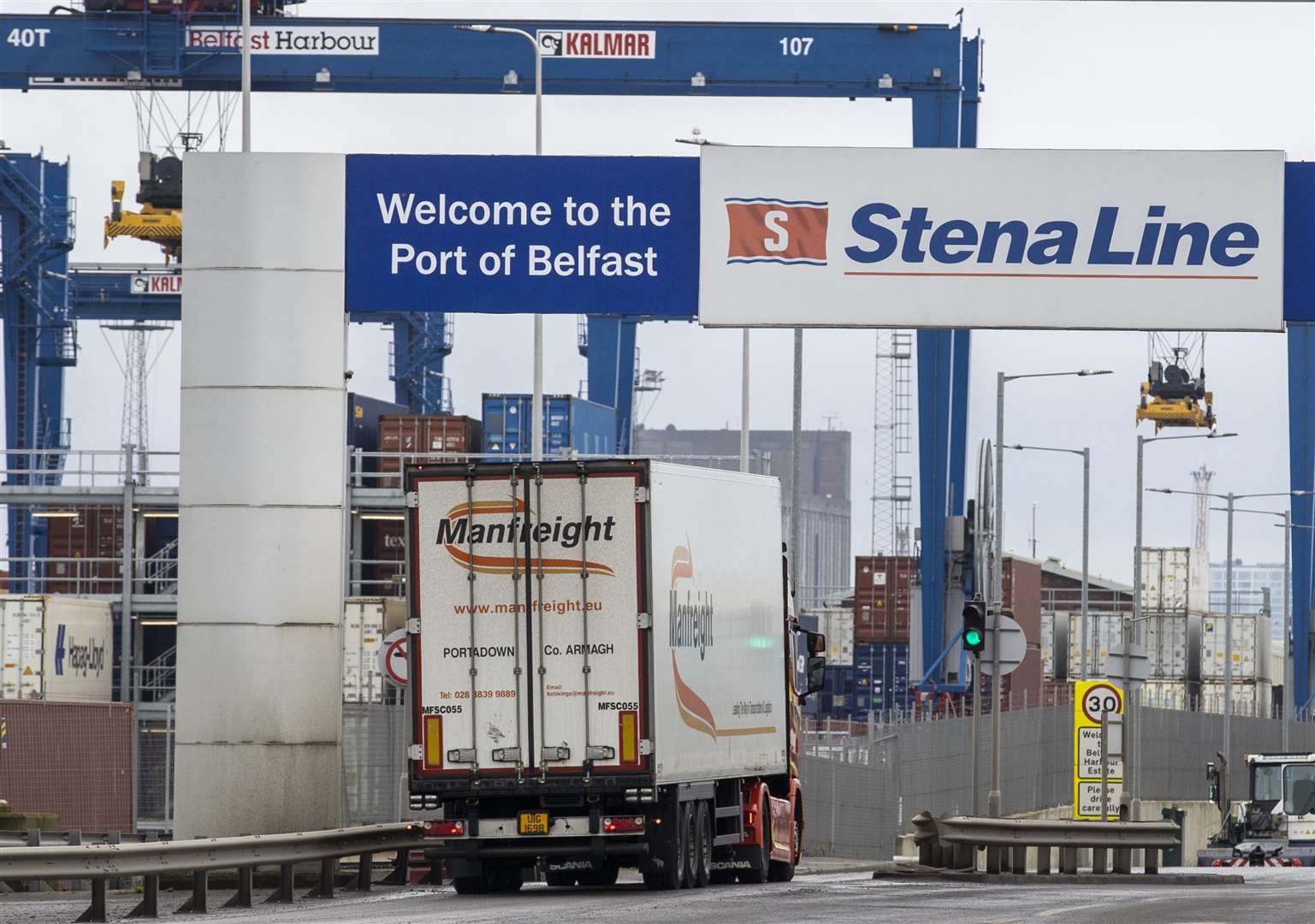 The Northern Ireland Protocol created economic barriers on goods moving from Great Britain to Northern Ireland (Liam McBurney/PA)