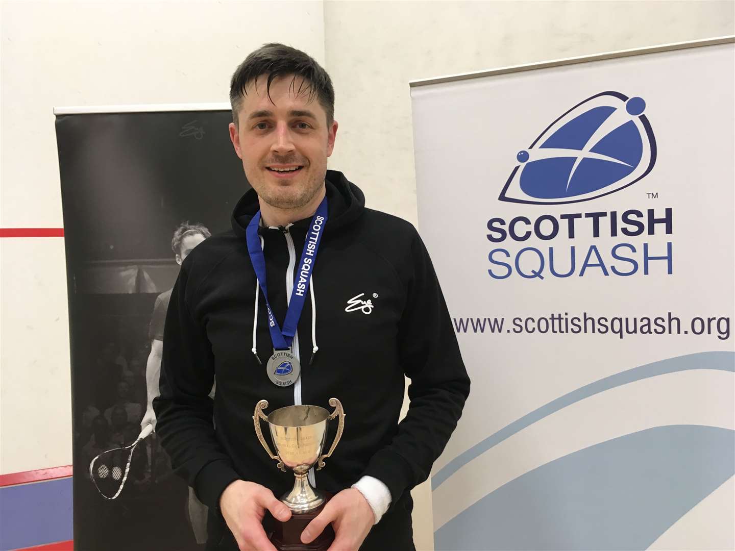 Andrew MacBean won two gold medals at the Scottish Masters National Championships.