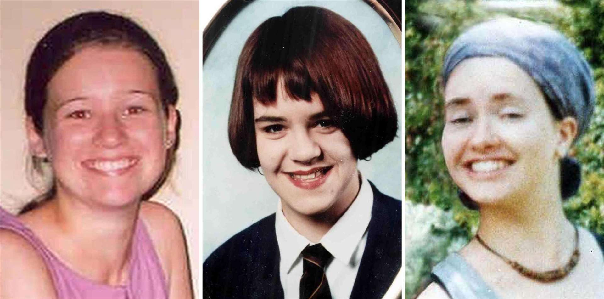 Photos of victims of serial killer Peter Tobin (left – right) Angelika Kluk, Vicky Hamilton and Dinah McNicol (PA Media)