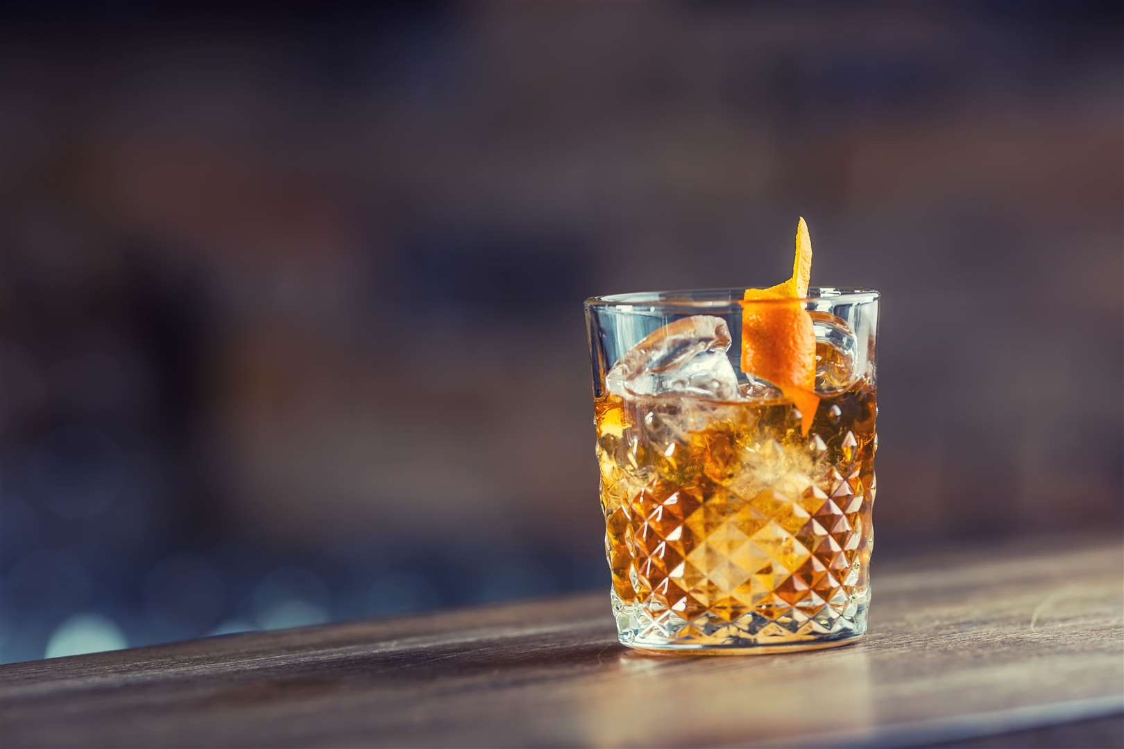Old fashioned classic cocktail drink. Photo: Adobe Stock
