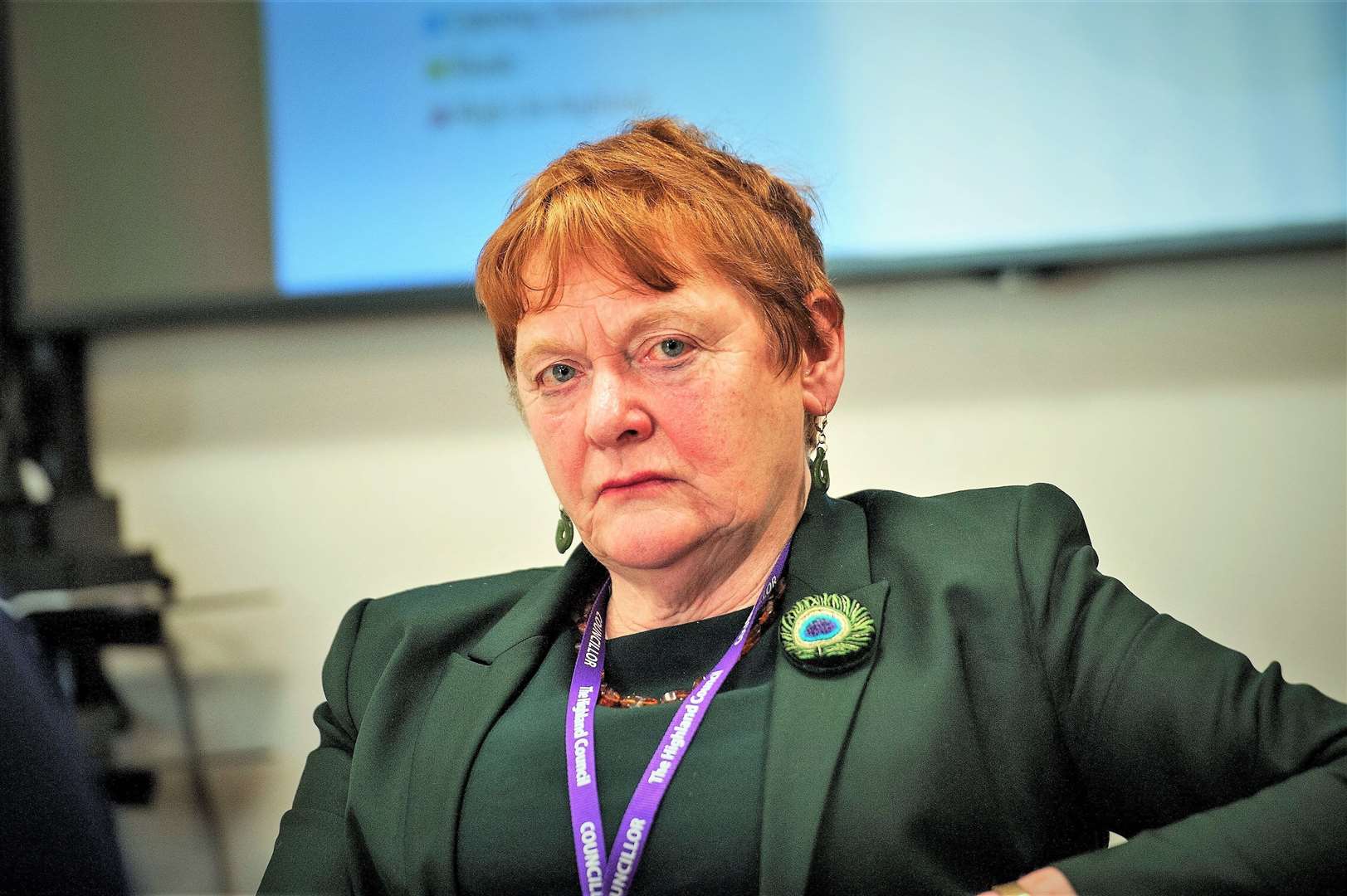 Council leader Margaret Davidson