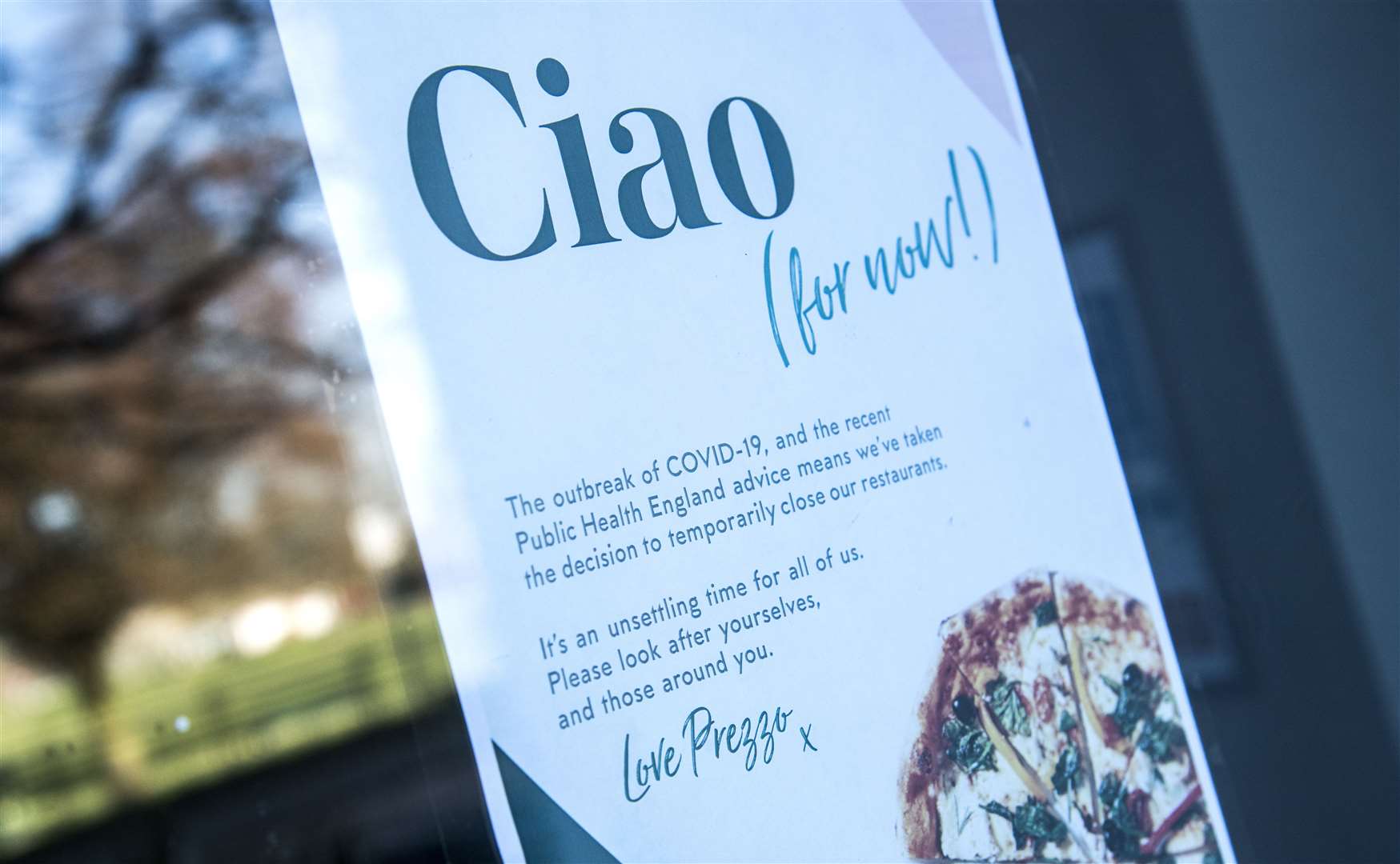 Prezzo temporarily closed all of its sites after the pandemic struck the UK in March (Ian West/PA)