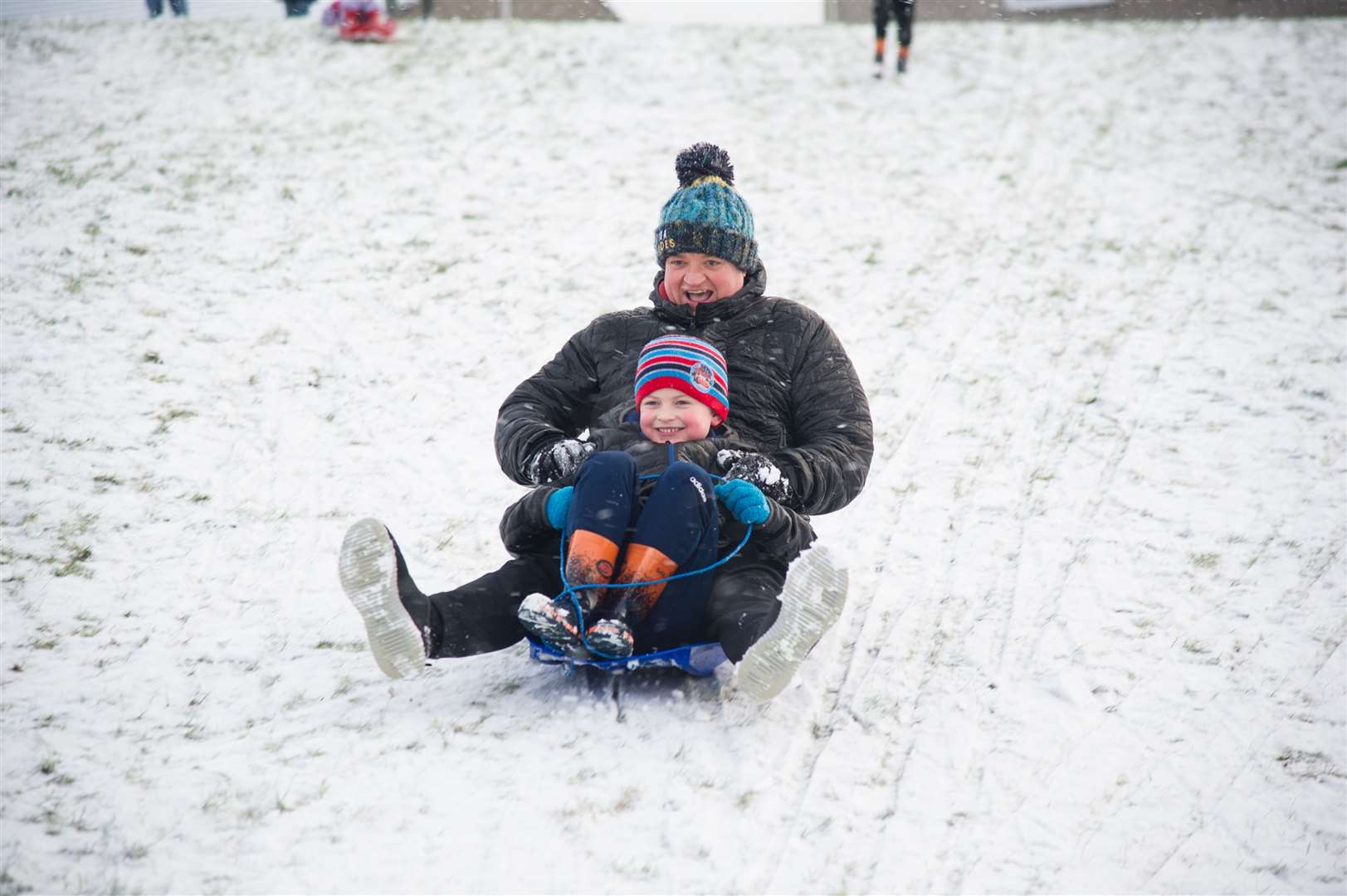Sledging fun in Inverness
