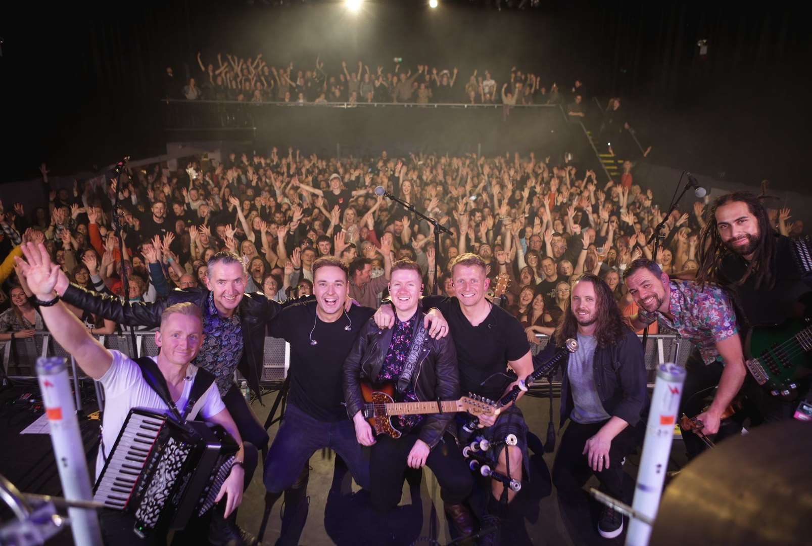 Skerryvore playing their last gig at the Ironworks in December last year.