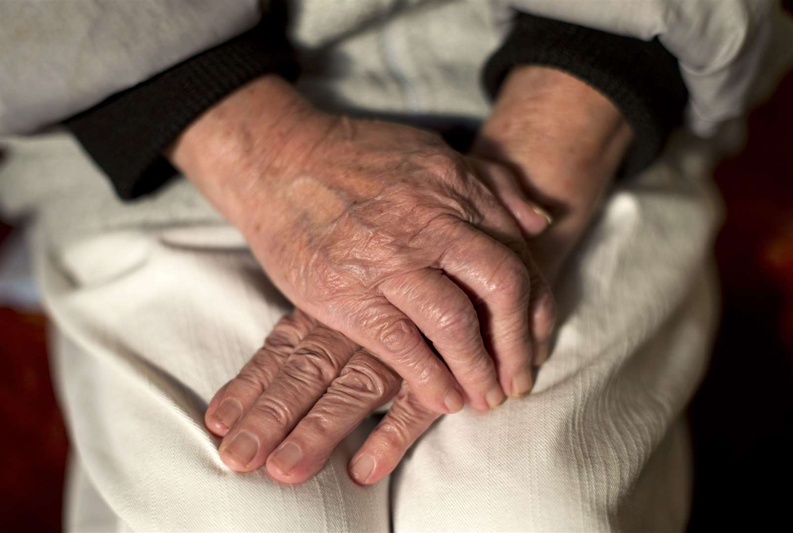 The hands of an elderly woman (Yui Mok/PA)