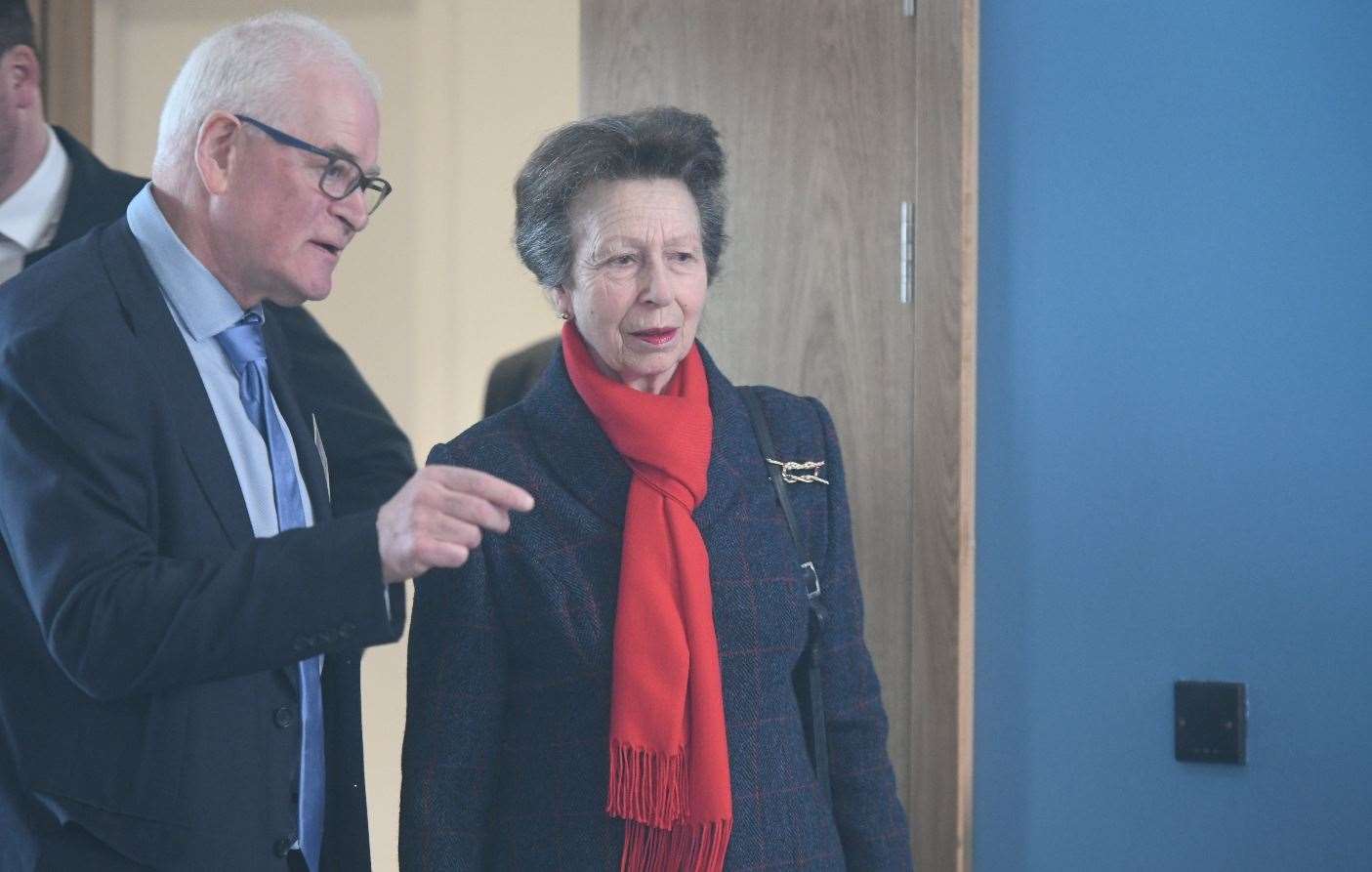Princess Anne tours the £12.5 million Rural and Veterinary Innovation Centre (RAVIC) at Inverness Campus.
