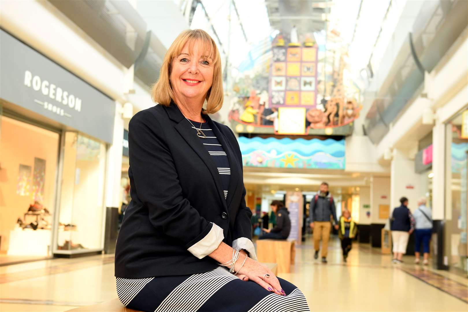 Jackie Cuddy has been manager at the shopping centre for 18 years.
