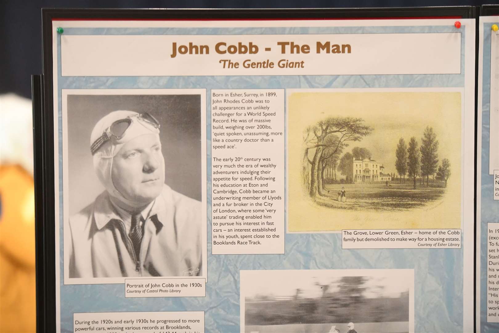 John Cobb, dubbed The Gentle Giant, died 70 years ago during an ill-fated water speed record attempt on Loch Ness.