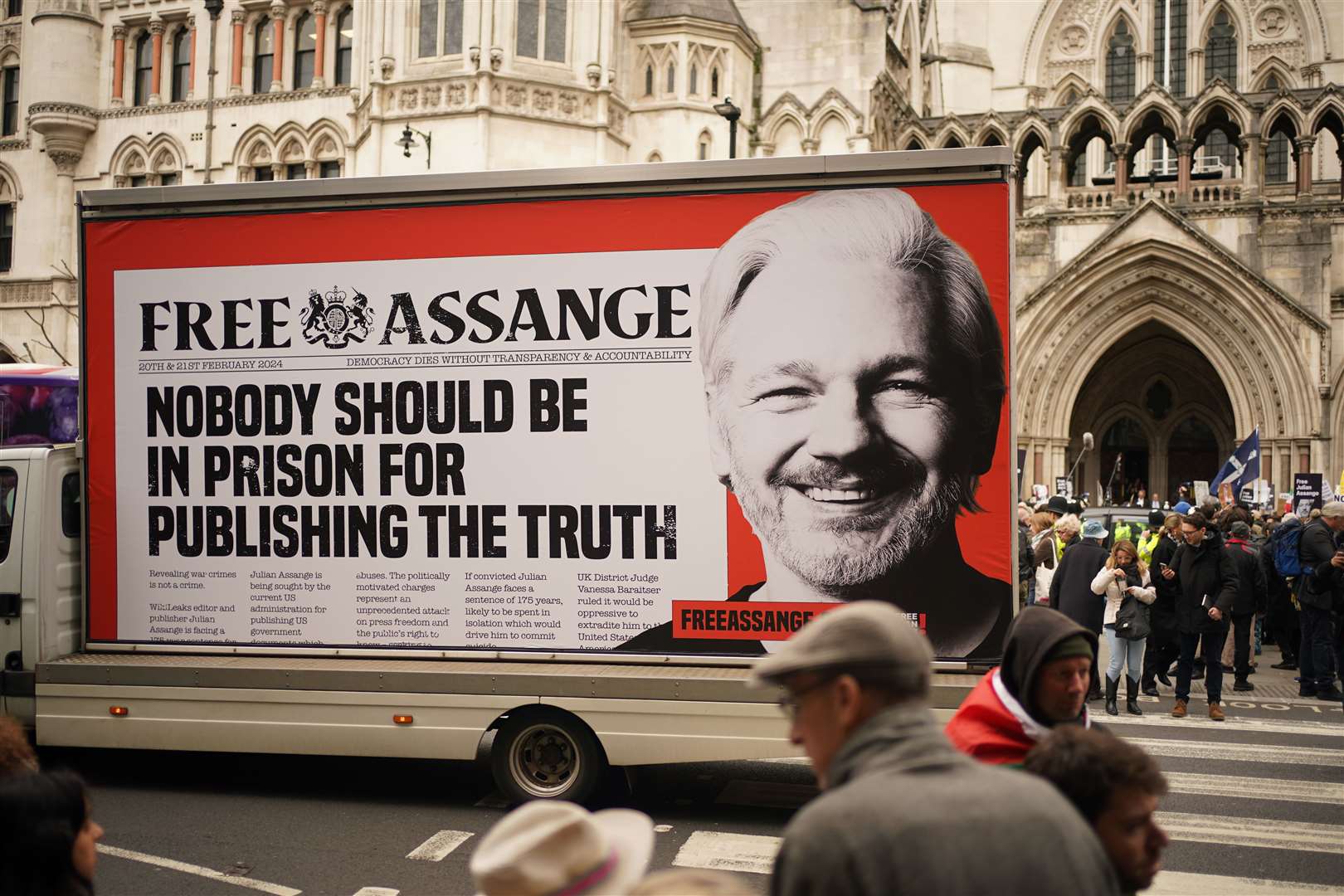 Julian Assange is embroiled in a lengthy legal battle to avoid being extradited to the United States (Yui Mok/PA)