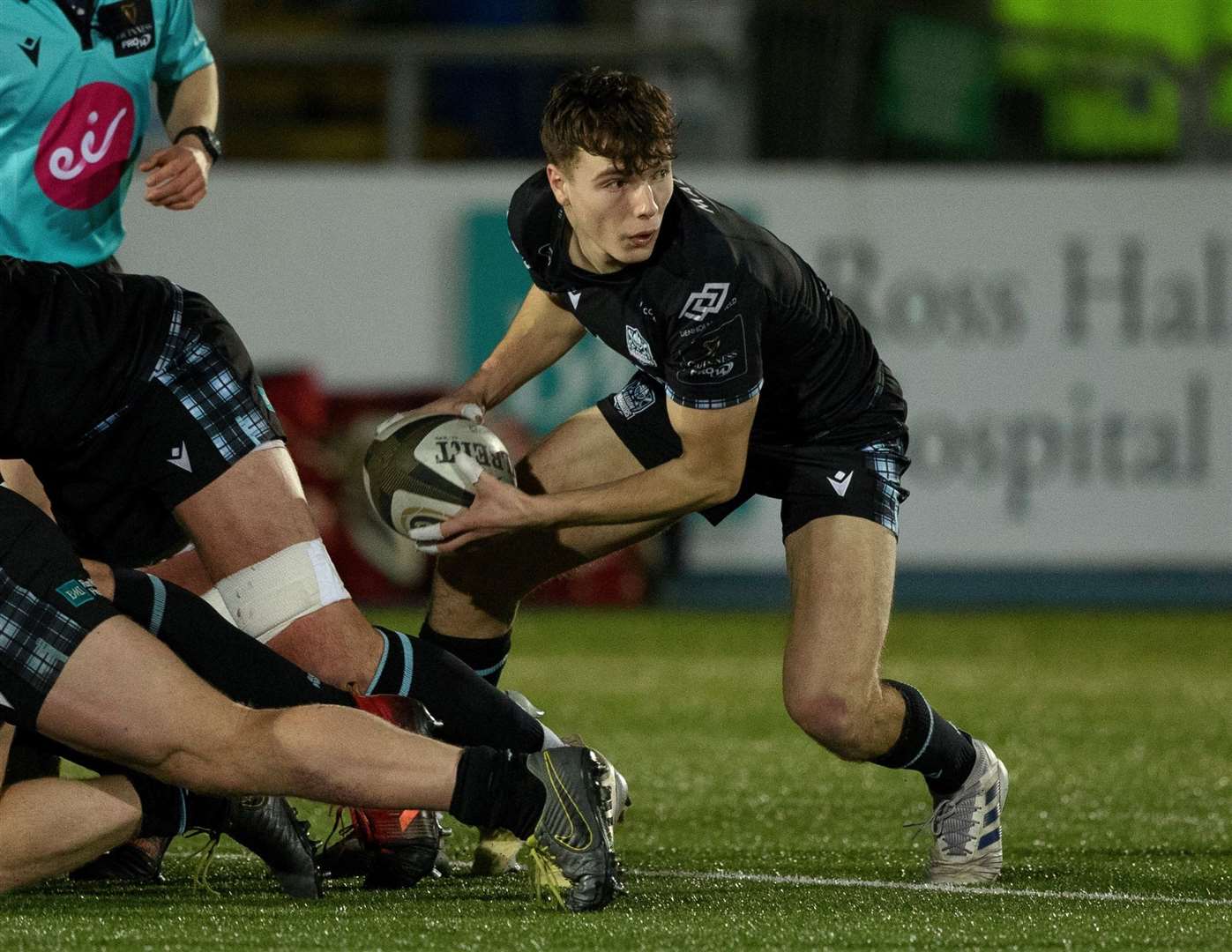 Glasgow Warriors' Inverness teenager Jamie Dobie made his senior Scotland debut in the win over Tonga. Picture: SNS Group/SRU