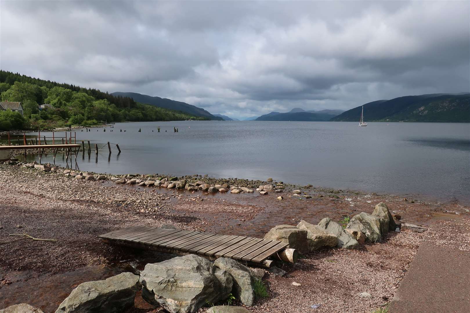 The group are believed to have been sailing near Dores.