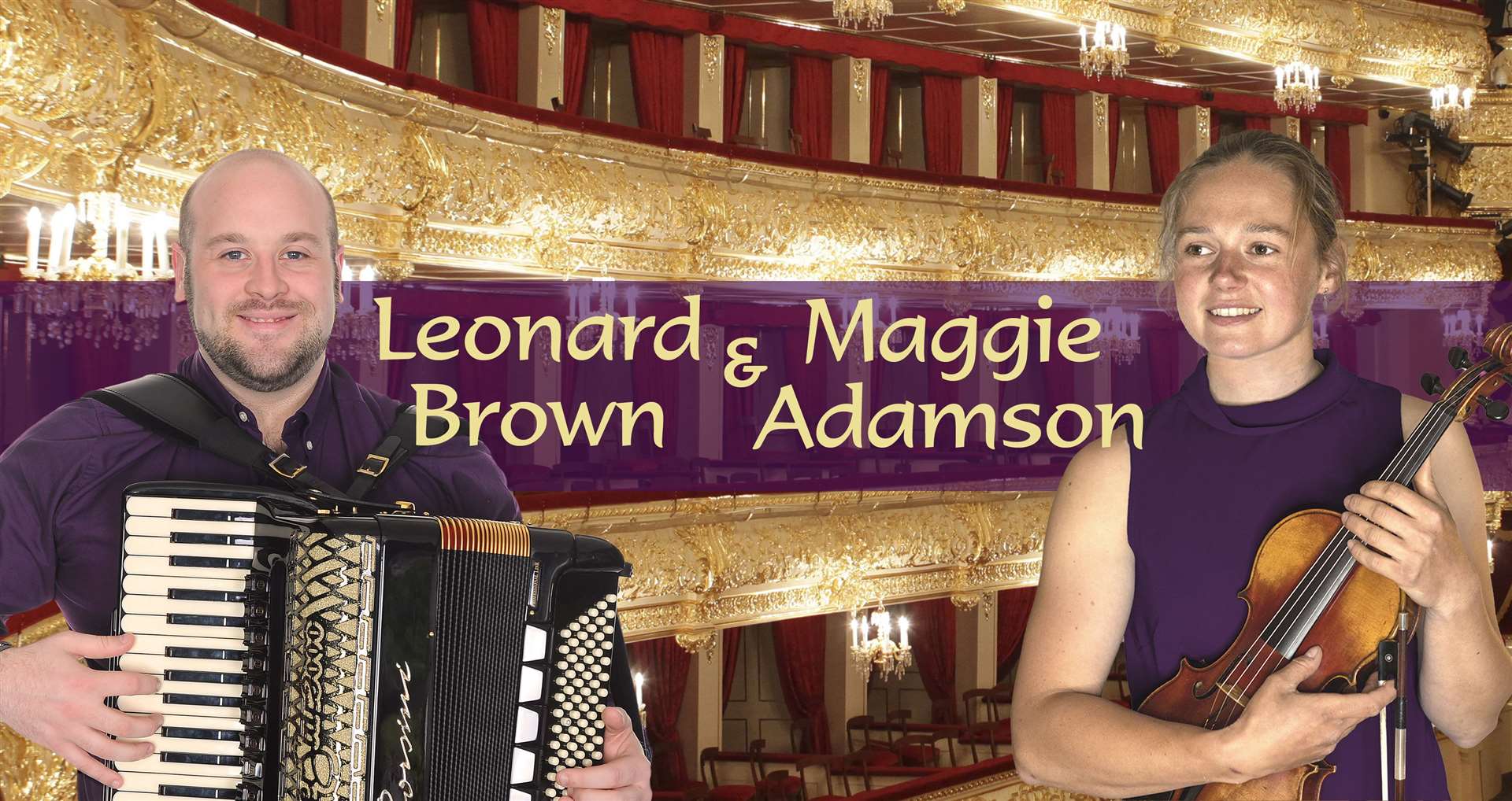 Leonard Brown and Maggie Adamson.