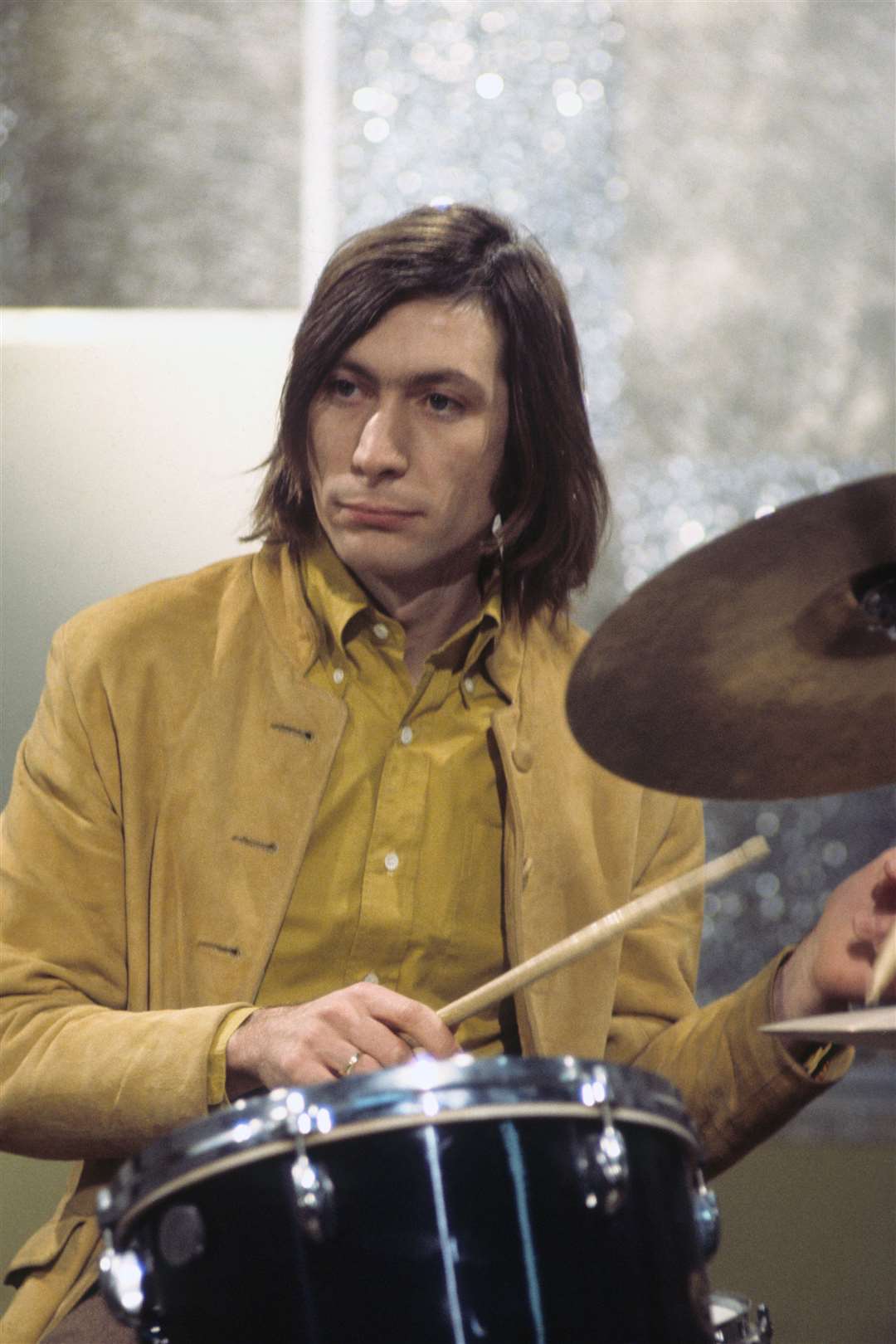 Charlie Watts during the early years of the Rolling Stones (PA)