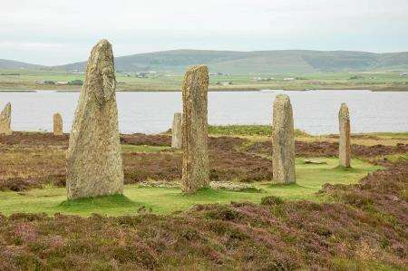 Standing stones at the Ring of Brogar.