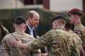 William thanks British troops for ‘defending our freedoms’ on trip to Poland