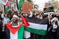 Tens of thousands take part in pro-Palestinian protests in UK cities