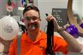 Man has first haircut for 41 months to make wigs for young cancer patients