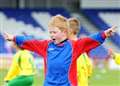 Youngsters in action at Caley Thistle stadium